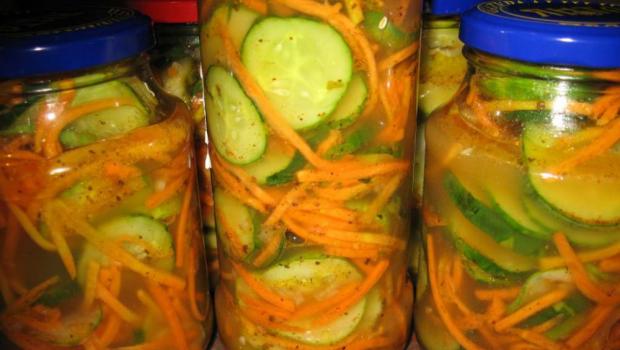 Korean canned cucumbers (3 recipes)