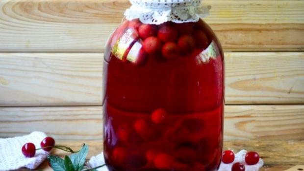 Cherry compote for the winter - 8 simple recipes without sterilization