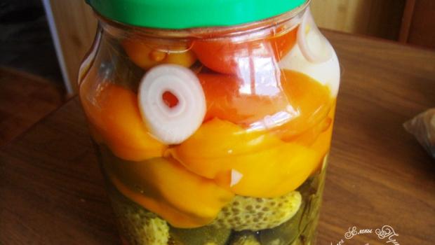 How to prepare canned assorted vegetables for the winter - step-by-step photo recipe “at home”